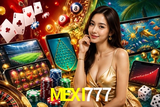 Página principal de MEXI777 Casino con juegos en vivo y tragamonedas para México